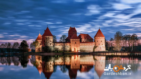 قلعه تاریخی و رویایی تراکای در لیتوانی/عکس