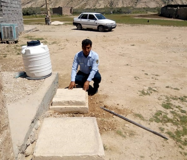 کشف و ضبط سرستون سنگی هخامنشی در بوشهر