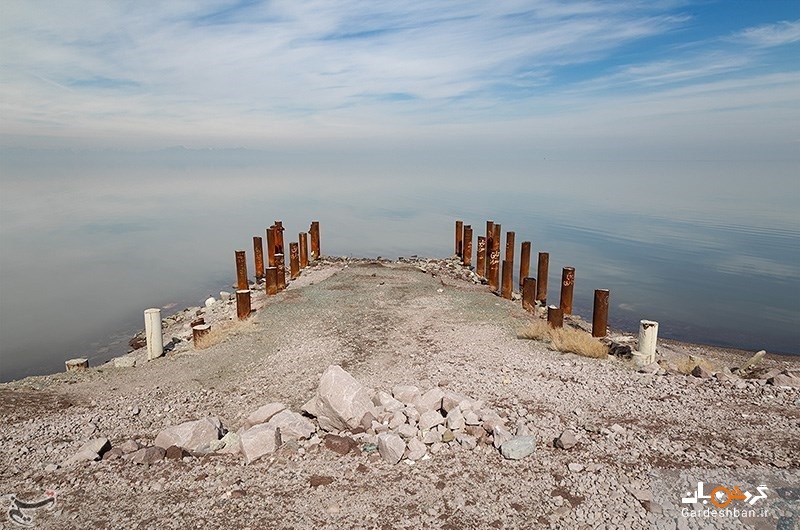 دریاچه ارومیه در روزهای بارانی+ تصاویر