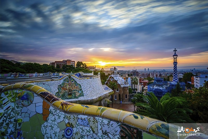 پارک گوئل بارسلونا با تاریخچه ای جالب+عکس