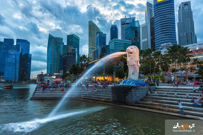 پارک مرلیون، نماد شهر سنگاپور+عکس