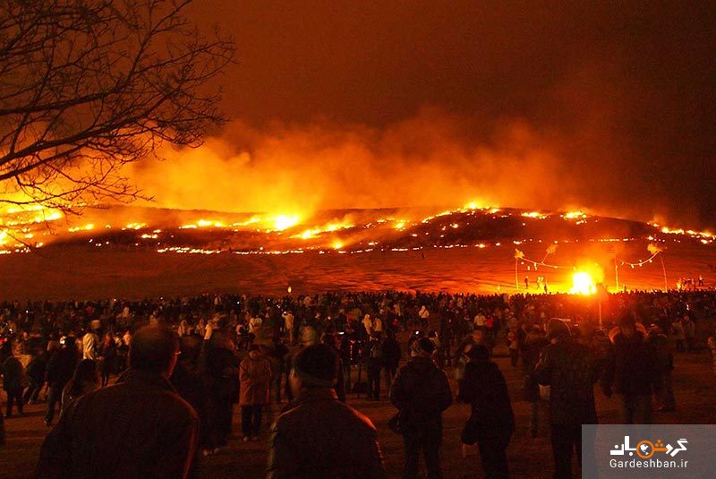 واکاکوسا یامایاکی؛ فستیوال سوزاندن کوه در ژاپن/عکس