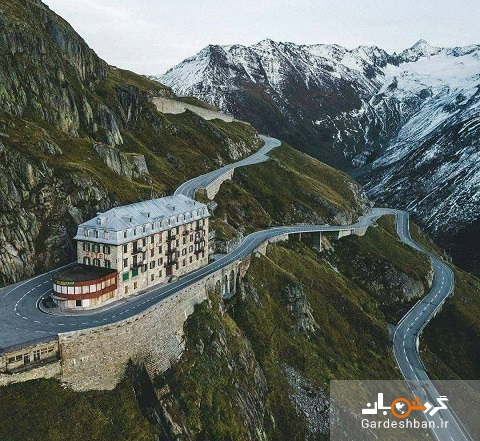 هتل بلودر در کوه‌های آلپ کشور سوئیس/عکس