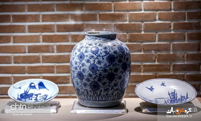 چینی های آبی و سفید در موزه ی چینی خانه اردبیل +تصاویر