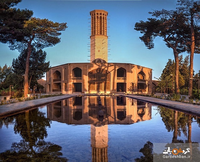 بلندترین بادگیر جهان در باغی ایرانی + تصاویر
