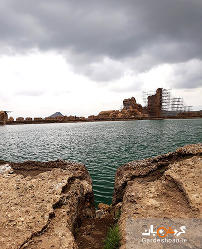 درياچه گنج در تخت سلیمان؛ رازآلودترین دریاچه ایران/عکس