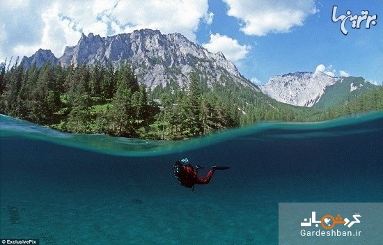 دریاچه سبز اتریش؛پارکی که تابستان ها دریاچه می شود/عکس
