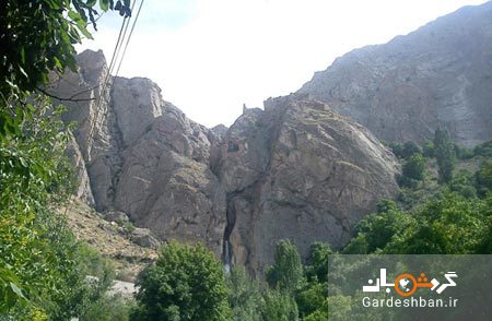 آبشار شاهاندشت؛بزرگترین آبشار مازندران در جاده هراز/عکس