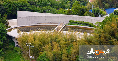 معبد آب ؛ بنایی با معماری عجیب و خاص در ژاپن+عکس