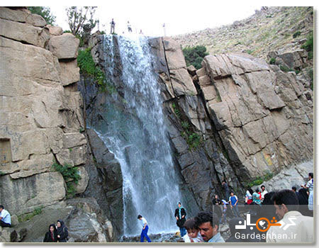 آبشار گنجنامه؛مهمترین آبشار استان همدان/عکس
