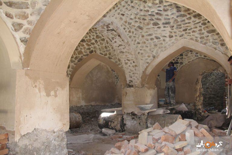 حمام تاریخی محله درویش یکی از مکان های تاریخی دماوند/عکس