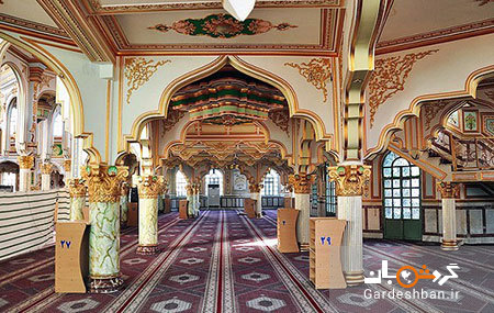 مسجد جامع شافعی کرمانشاه؛ مسجدی با معماری ترکیه ای+عکس