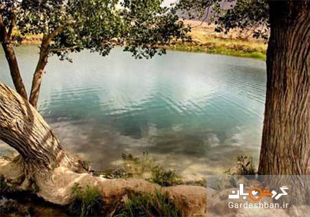 دریاچه غربال بیز در منطقه خوش آب و هوای یزد/عکس