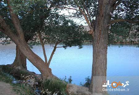 دریاچه غربال بیز در منطقه خوش آب و هوای یزد/عکس