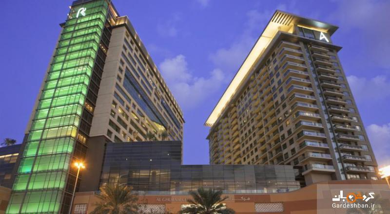 هتل تاورز روتانا (Towers Rotana Hotel Dubai)؛ هتلی ۴ستاره و لوکس در خیابان شیخ زاید دبی+تصاویر