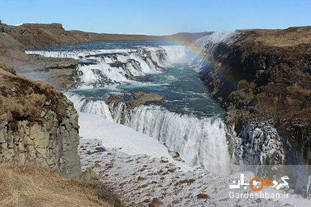 آبشار گولفوس؛ جاذبه طبیعی و منحصربفرد ایسلند+تصاویر