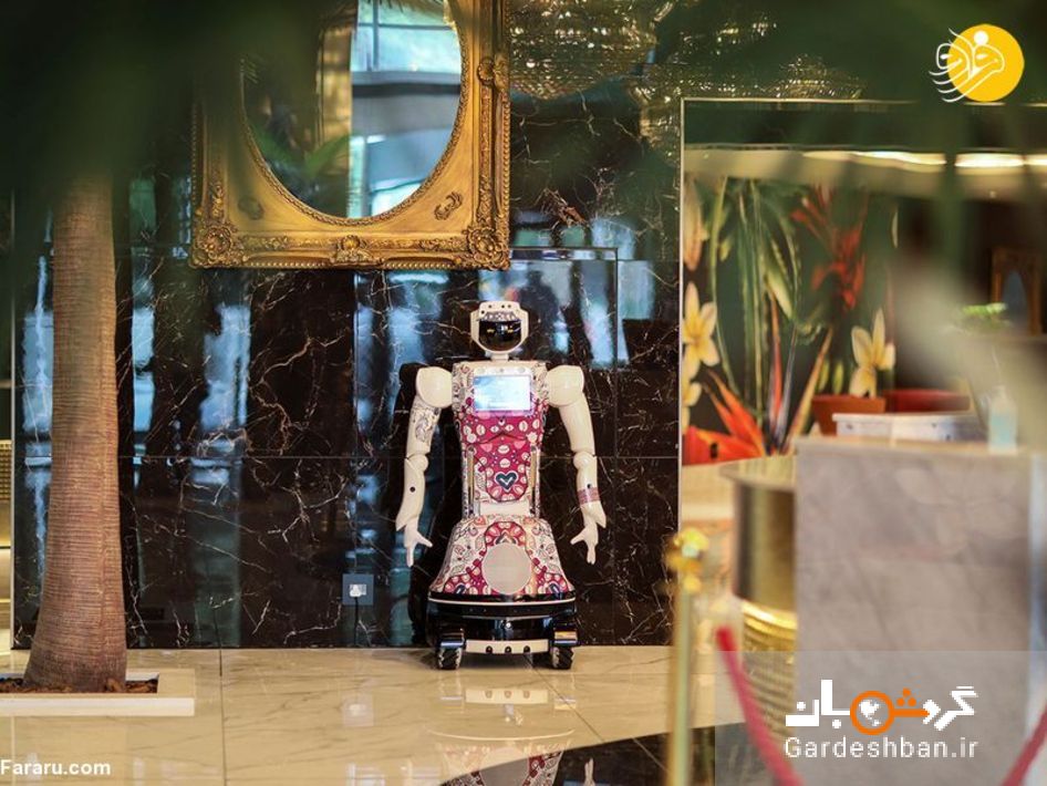 هتلی با خدمتکار‌های رباتیک در آفریقا + تصاویر