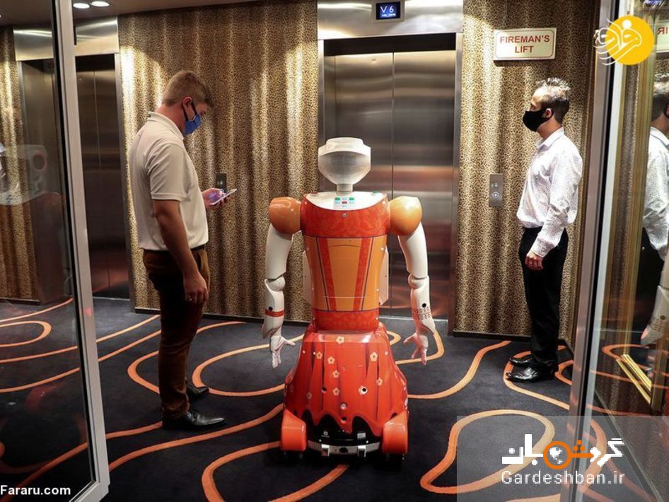 هتلی با خدمتکار‌های رباتیک در آفریقا + تصاویر
