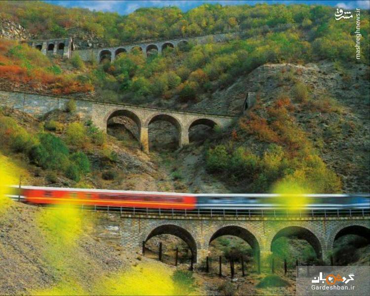 سه خط طلای راه آهن شمال ایران+عکس