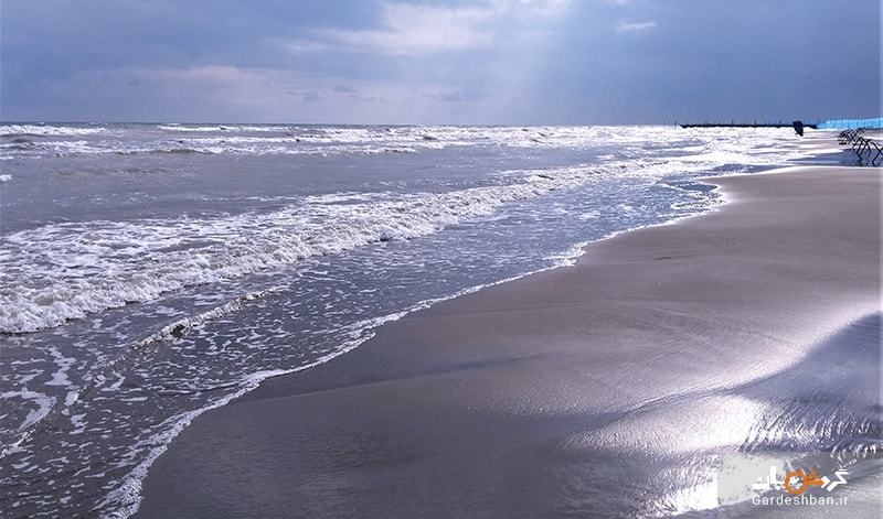 ساحل صدف آستارا، جاذبه ای زیبا و بی نظیر+عکس