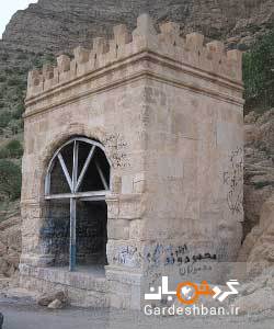 بنای تاریخی طاق گرا یا اریکه سلطنتی در جاده ابریشم/عکس