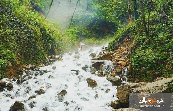 آبشار آب پری؛ منطقه توریستی مازندران در شهر رویان/عکس