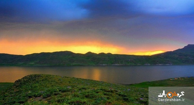 چشم انداز خیره کننده دریاچه نئور اردبیل+عکس