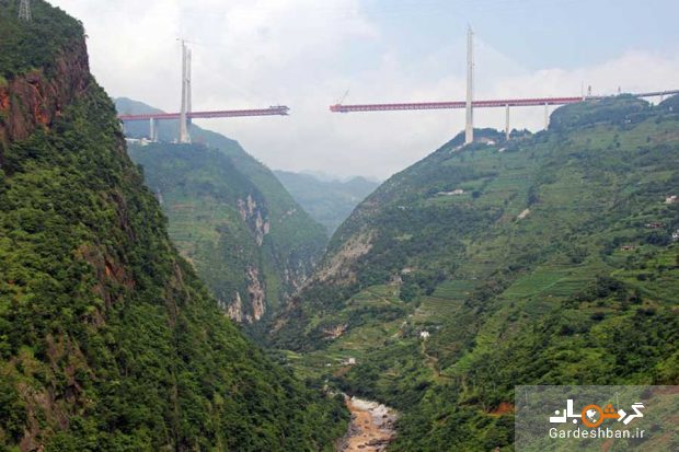 بلندترین پل جهان در چین+تصاویر