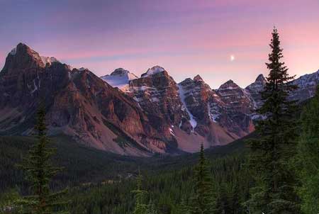 دره 10 قله در کانادا+عکس