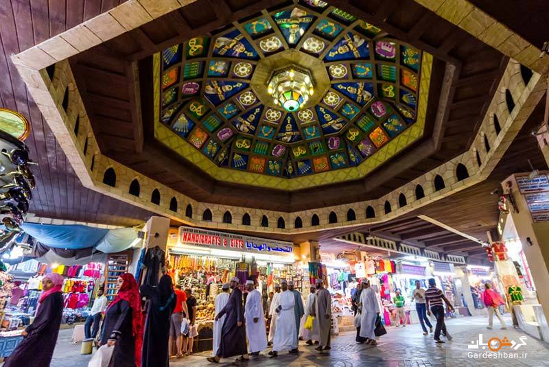 بازار مطرح، معروف‌ترین و قدیمی‌ترین سازه کشور عمان/عکس