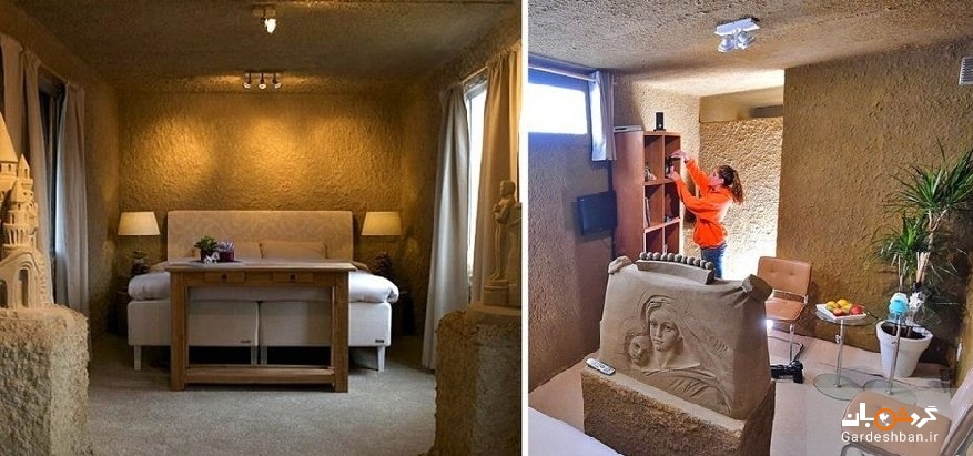 اقامت در هتل‌هایی واقعی از شن و ماسه!+تصاویر