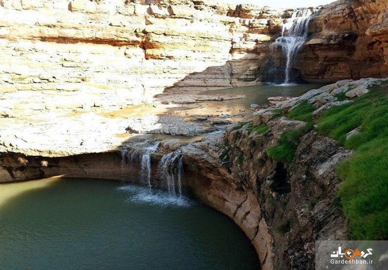 آبشار زیبا و رویایی چشمه گوش در پلدختر/عکس