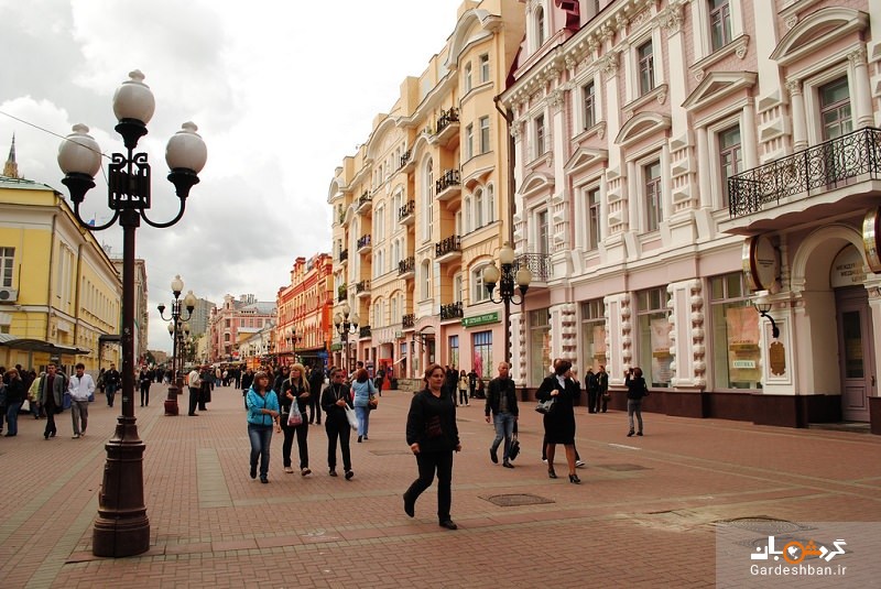 خیابان آربات، از قدیمی‌ترین خیابان‌های مسکو/عکس