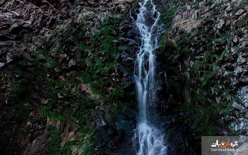 آبشار و چشمه آب‌گرم سردابه از مکان های دیدنی اردبیل /عکس