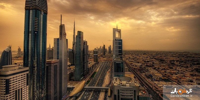 آشنایی با جاده شیخ زاید در دبی/تصاویر