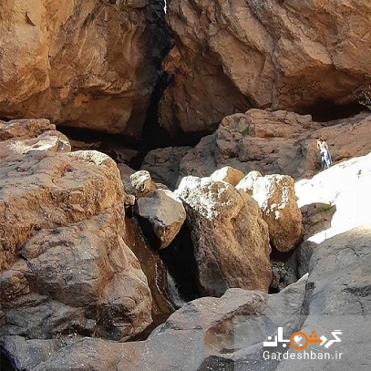 آبشار صخره ای و باشکوه کرکبود در طالقان/عکس