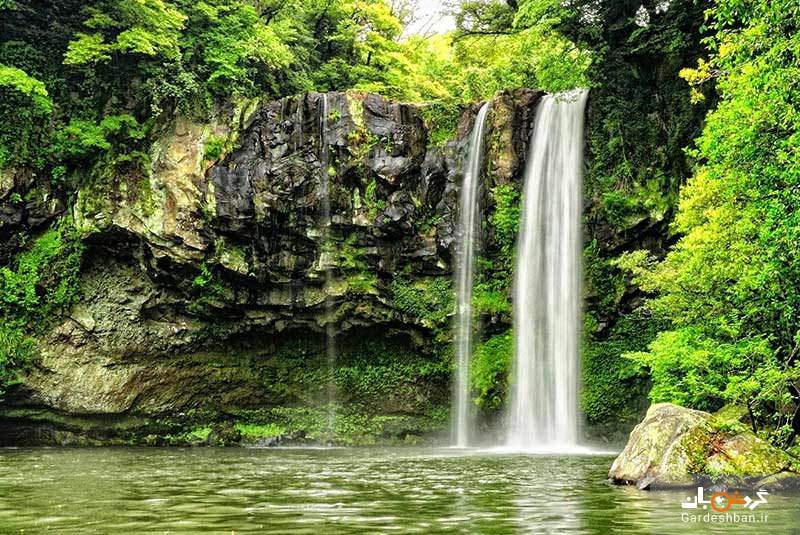 آبشار سه شاخه «چئون جی یئون»+تصاویر