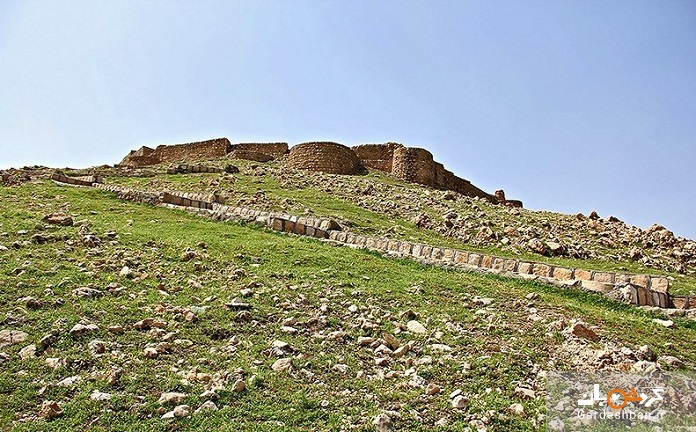قلعه پاقلاع هزارانی در ایلام؛یادگار دوران ساسانیان/عکس