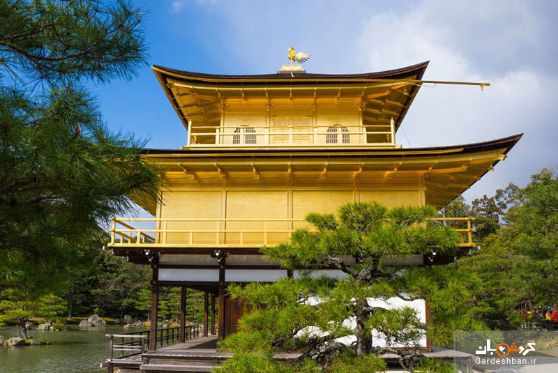 معبد طلایی کیوتو از جاذبه‌های مهم گردشگری ژاپن/عکس