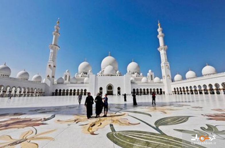 مسجد شیخ زاهد بن سلطان نهیان در ابوظبی؛مسجدی لوکس از جنس طلا +تصاویر