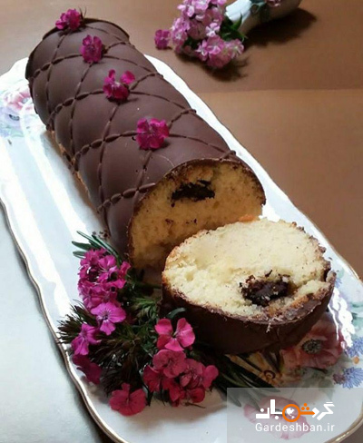طرز تهیه یک کیک خوشمزه با مغز نوتلا و روکش شکلاتی