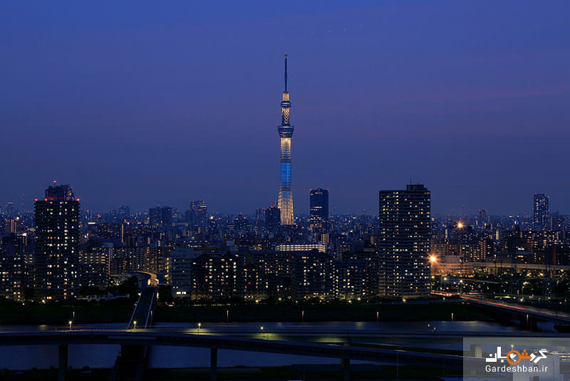 برج توکیو اسکای، بلندترین برج ژاپن/تصاویر