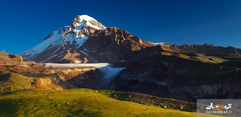 رشته کوه های قازبگی از زیباترین رشته کوه هایی قفقاز+عکس