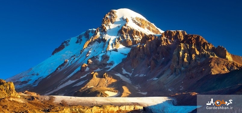 رشته کوه های قازبگی از زیباترین رشته کوه هایی قفقاز+عکس