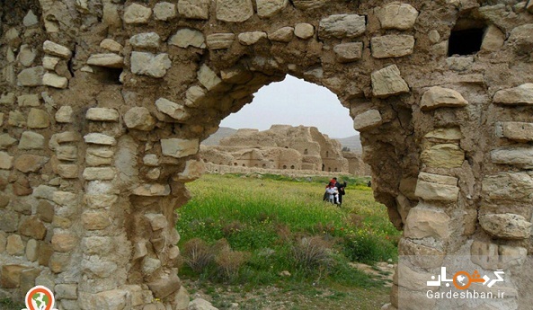 کاخ اردشیر بابکان یا آتشکده فیروزآباد از جاذبه های گردشگری فارس/عکس