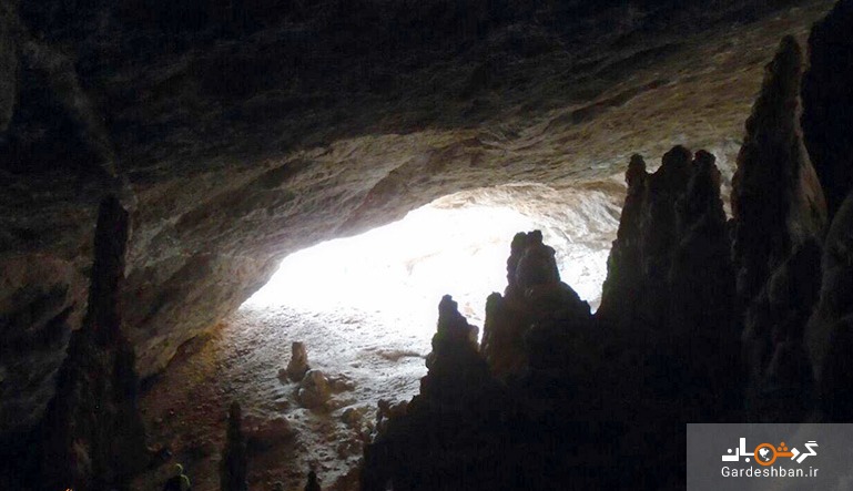 غار پشوم؛بزرگترین تالار غار ایران+تصاویر
