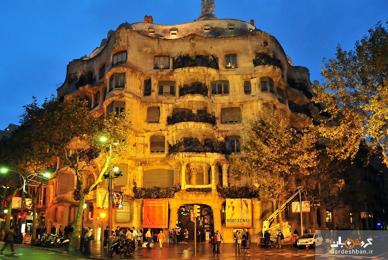 کازا میلا؛ساختمانی سحرانگیز در قلب بارسلونا/عکس