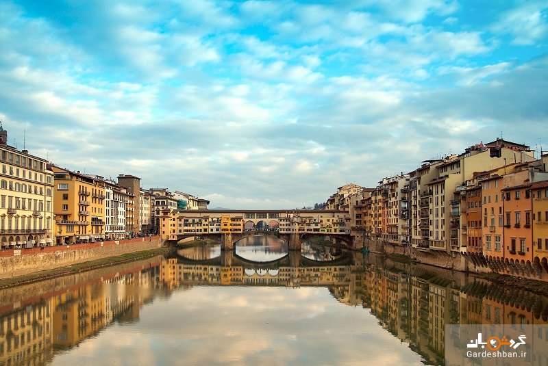 پل وکیو؛از مهم‌ترین جاذبه‌های فلورانس ایتالیا+عکس