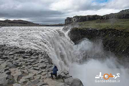 آبشار زیبای دتیفوس در ایسلند/عکس