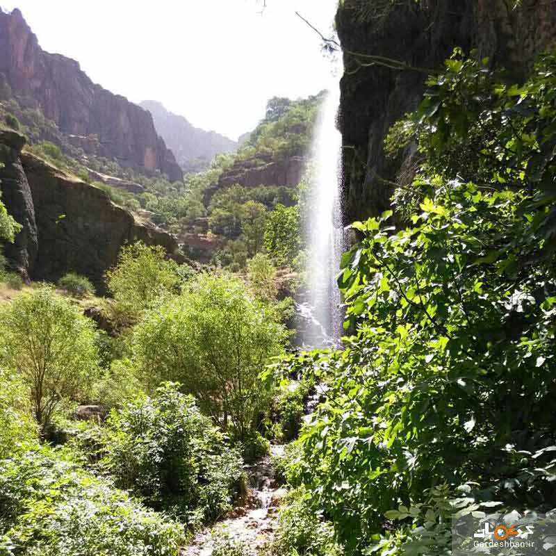 آبشار گرمه؛ طبیعت شگفت انگیز و حیرت آور شهرستان دورود/تصاویر